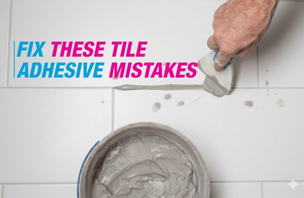 10 Mistakes to Avoid When Applying Tile Adhesive