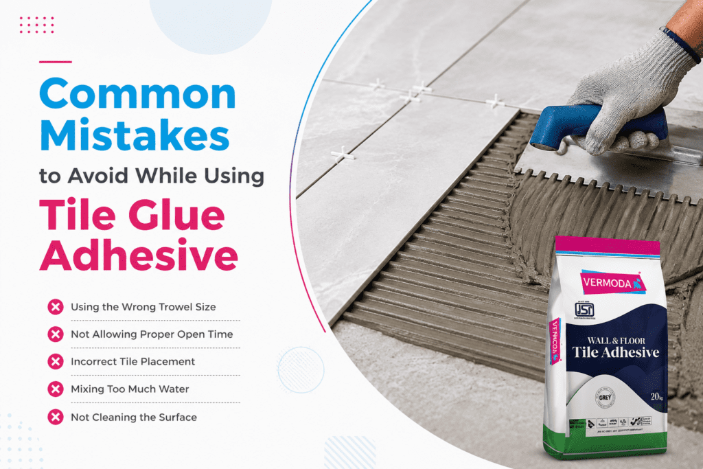 Common Mistakes to Avoid While Using Tile Glue Adhesive