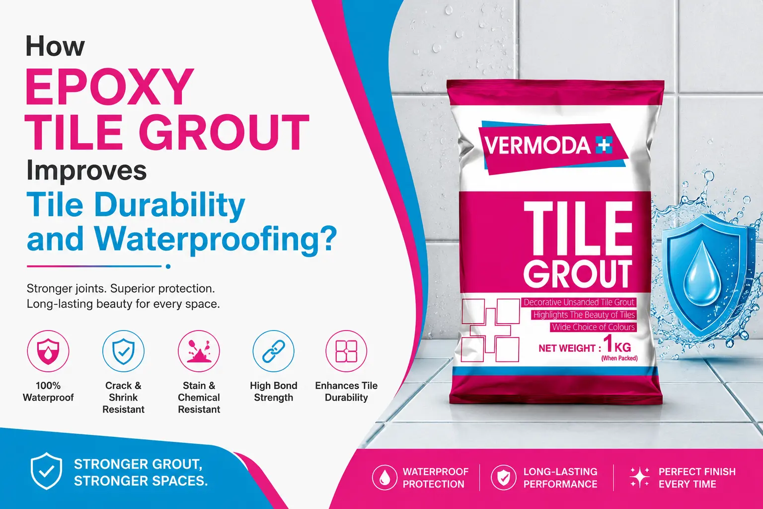 How Epoxy Tile Grout Improves Tile Durability and Waterproofing