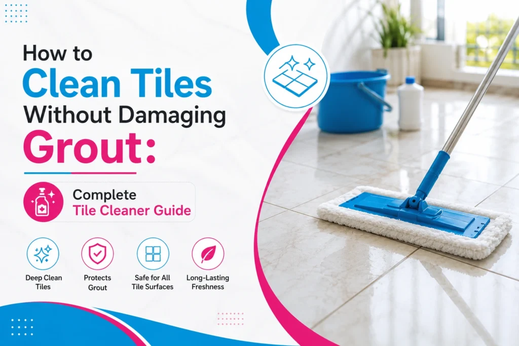 How to Clean Tiles Without Damaging Grout