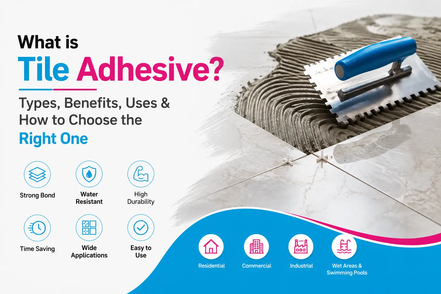 What is Tile Adhesive Types, Benefits, Uses