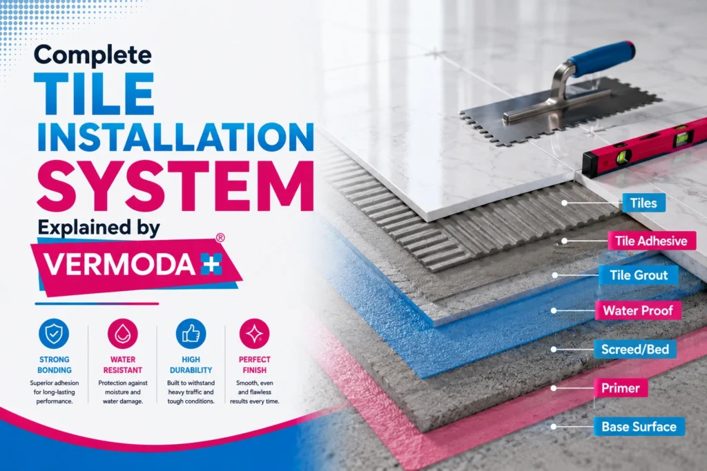 Complete Tile Installation System Explained by Vermoda Plus