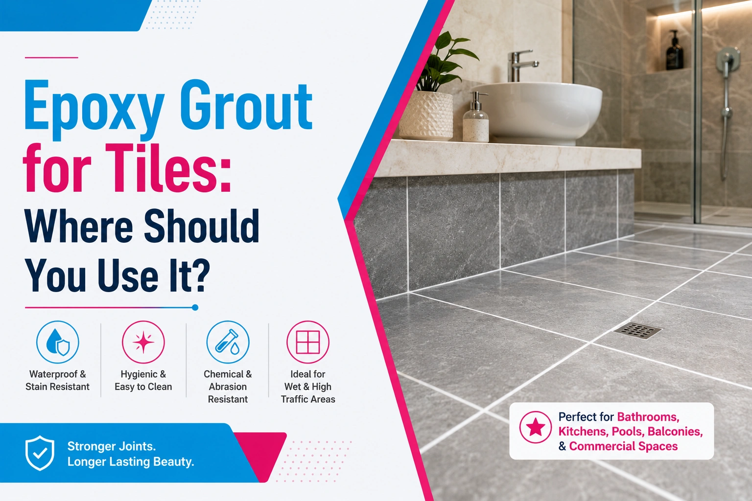Epoxy Grout for Tiles Where Should You Use It