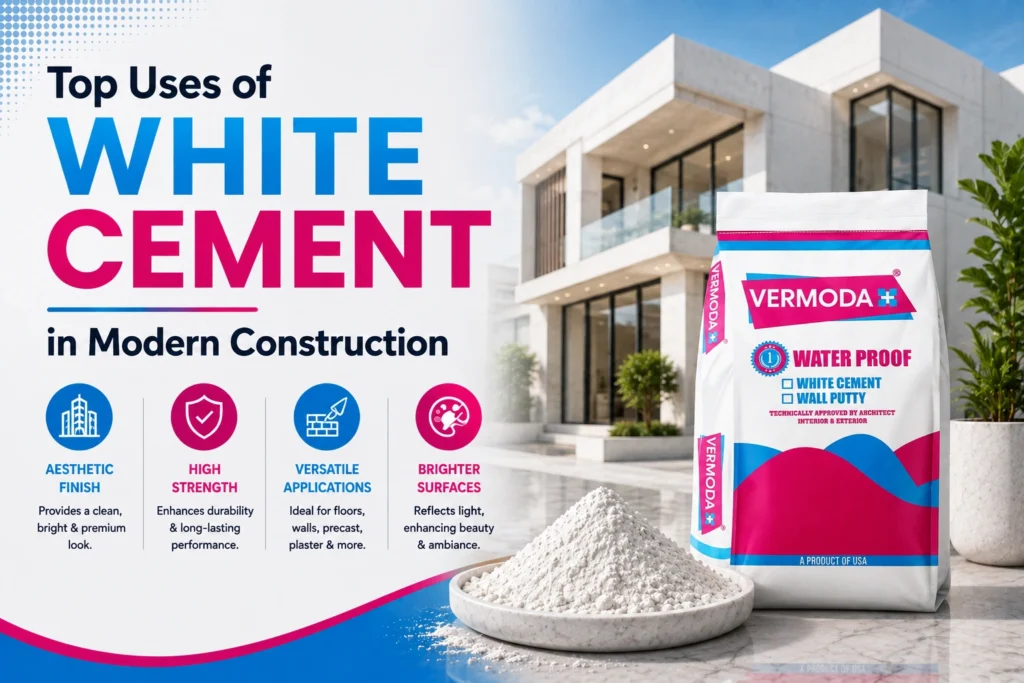 Top Uses of White Cement in Modern Construction
